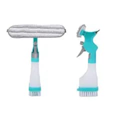 Kit 2 Rodo Limpa Vidros 3 Em 1 / 4 Em 1  Spray Multifuncional Bettanin