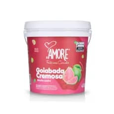 Doce De Goiabada Cremosa Balde 4,8kg Rb Amore Confeitaria
