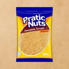 Farinha Amendoim Torrado  Pratic Nuts 1,005KG Sabor Inigualável