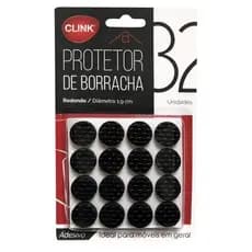 Kit 32 Protetores para Pés de Cadeira e Móveis Redondo 2cm Autoadesivo Antirrisco para Piso