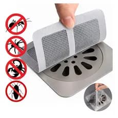 Filtro Adesivo para Ralo Clink Anti Resíduos Kit Protetor para Pia e Chuveiro