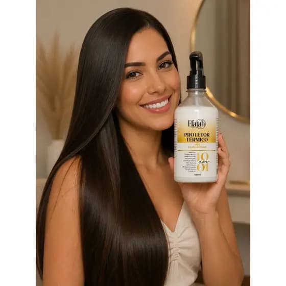 Spray térmico Efatah - Protege hidrata e antfrizz