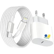 Kit Carregador De iPhone Fonte + Cabo Carregamento Rápido PD 20w- Envio em até 24h-AM006
