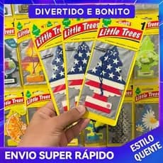 kit10 Little Tress Original Aromatizante aromas sortidos Cheirinho para carros e ambientes-AM003