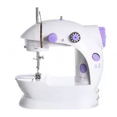 Mini Máquina De Costura Reta Portátil Bivolt Doméstica Compacta 110V/220V - AM-HZJ-31
