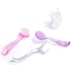 Escova acrilica de limpeza e esfoliaçao facial makeup