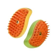Escova Pet a Vapor Tira Pelos Cães e Gatos Pratica QC06