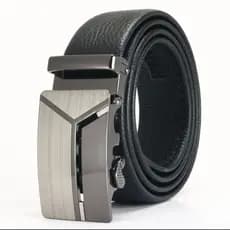 3.5cm de  superior camada de couro fivela automatica cinto de negocios terno  cintura casual cinto de couro para homen
