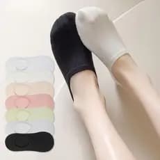 kit com 12pares meias sapatilha feminina liso tamanho35-41