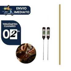 Kit C/2 Termômetro Digital Culinário Profissional ou Doméstico