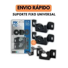 Suporte Fixo Universal TV 10" a 100" Parede Compacto TV e Monitores Casa Escritório Instalação Fácil