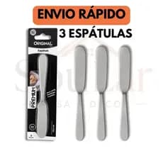 Espátula para manteiga com 3 peças Original Inox Patê Geleia Pão Mesa Café Cozinha Casa Restaurante