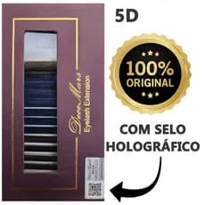 Cílios W 5D Decemars Original Com Selo Volume Egípcio Alongamento Extensão Fio A Fio W5D Mega