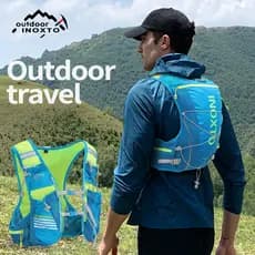 INOXTO 8L Mochila Colete Corrida Hidratação Água Trilha Bike