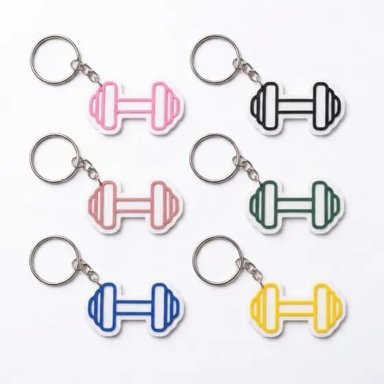 Chaveiro Halter Fitness – Lembrancinha para Academia e Lojas