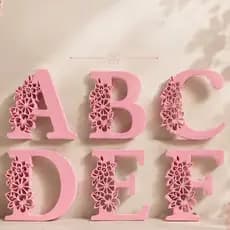 Decoração para quarto | Sala letra decorada