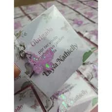 Chaveiro personalizado lembrancinhas / Chaveiro aniversário de borboleta personalizado 30 unidade| Mimo | Lembrancinha