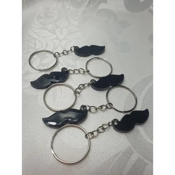 Chaveiro bigode dia dos pais barbearia