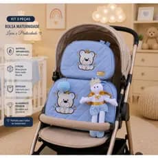 Bolsa Maternidade Kit 2 Peças Impermeável Bolsa Grande e Bolsa Média Premium
