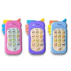 Mordedor e Telefone Infantil Educativo 2 em 1 Musical – Modelos Unicórnio e Dinossauro