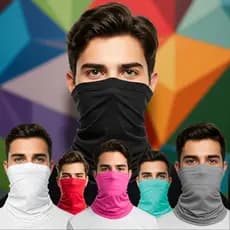Bandana Tubular Masculino Feminino Cobre Rosto Proteção Solar Lenço Esportiva UV Ciclismo Respiravel