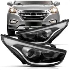 Farol Eletrico Manual Ix35 2016 A 2022 Com LED