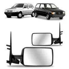 Retrovisor Uno 2 e 4 Portas 1985 1986 1987 88 89 90 1991 Fixo