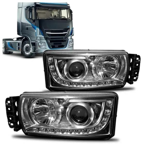 Farol Stralis 2013 A 2018 Manual C/ Projetor C/ Led