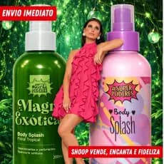 Body Splash Super Poderes 200ml | Perfume Corporal Feminino Magia Exótica e Outras Fragrâncias