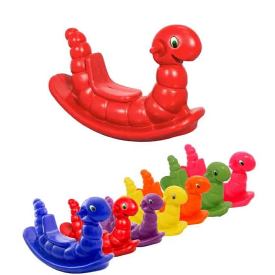 Balanço Nhoca Vermelha Infantil - Gangorra para Playgrounds - Valentina Brinquedos