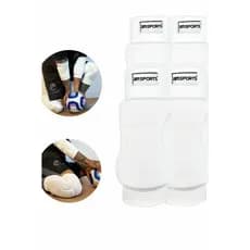 Kit Joelheira e Cotoveleira Adulto Goleiro Profissional e Amador Ergonômico Titanium AM Sports 12 mm