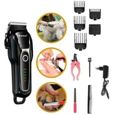 Maquina Tosa Cães E Gatos kemei pet Profissional aparador de pelos pets original kemei 1991 - 100/220v bivolt