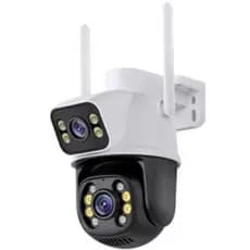 Câmera A28b Lente Dupla IP Prova D'água Wi-fi Smart ICSEE Lentes 3,6 + 6mm FHD 6mp Imagem Dupla