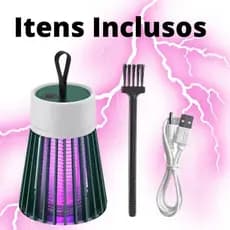 Lâmpada Elétrica Mata-Mosquitos Com Luz UV Usb Recarregável Armadilha Para Insetos Su