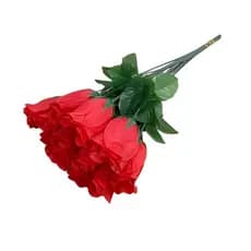 60 Botões Rosa Artificial - Buque De Botões Vermelho Pick