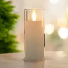 Vela Pequena LED Sem Chama Eletrônica Decoração Sala Acompanha 3 Baterias Simulação De Luz Noturna