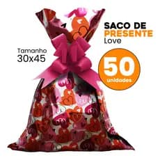 Kit 50 Sacos Presente 30x45 Aniversário Festa Natal Lembrancinha