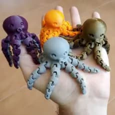 Mini Polvo Articulado - Cores Sortidas