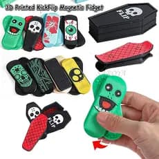 Mini Skates Magnéticos Deck Fidget Dedo Skate Placa Para Alívio Do Estresse Crianças Presentes De Festa