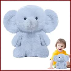 Elefante De Pelúcia Animal Macio Abraçando Travesseiros Companheiro De Dormir Brinquedo Para Berçário yikuiabr