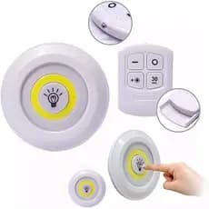 Kit 3 Lâmpadas Luminárias LED Sem Fio Controle Remoto ENVIO IMEDIATO