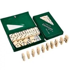 Jogo Dominó Profissional C/ 28 Peças Em Estojo Top ENVIO IMEDIATO