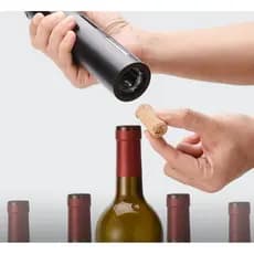 Abridor De Vinho Elétrico Saca Rolha C/ Cortador de Lacre