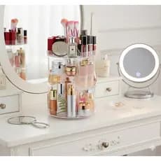 Organizador Giratório 360 Acrílico Maquiagem E Perfumes