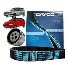 Kit Correia Dentada + Esticador Para Fiat 1.0 8v Fire Siena 1.0 8v 2001 a 2012.