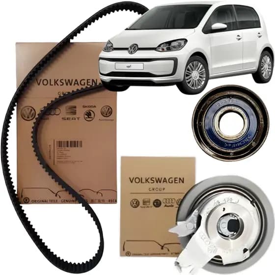Kit Correia Dentada + Tensor + Polia Volkswagen Up! 1.0 3cc 12v TSI (Turbo)
