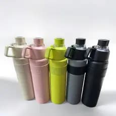 Garrafa Térmica Com Alça De inox Academia/Fitness 1000ml
