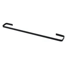 PORTA TOALHA DE BANHO PAREDE BANHEIRO MODELO STANDARD BLACK PRETO FOSCO
