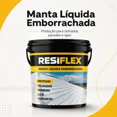 Manta Líquida Impermeabilizante Emborrachada Anti Umidade E Infiltração