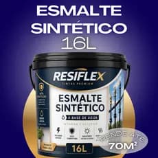 Esmalte Sintético 16L Base Água Para Pintura De Ferro Madeira Metal e Portões Alta Cobertura